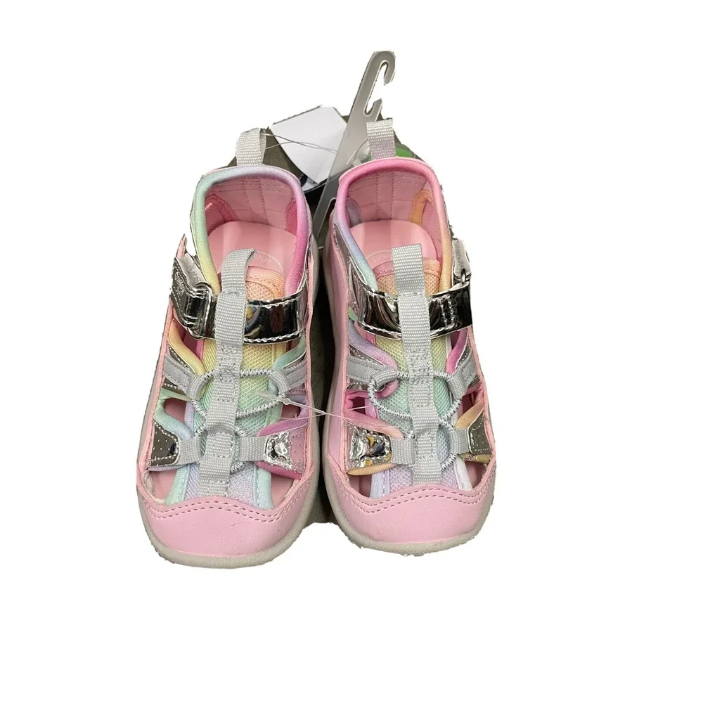NWT‎ Girls OSHKOSTH B'GOSH Everplay Rainbow Shoes Size 9